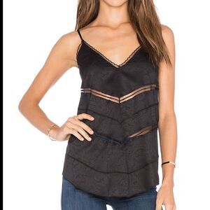 Revolve x IRO Black Maisie Cami Tank Top